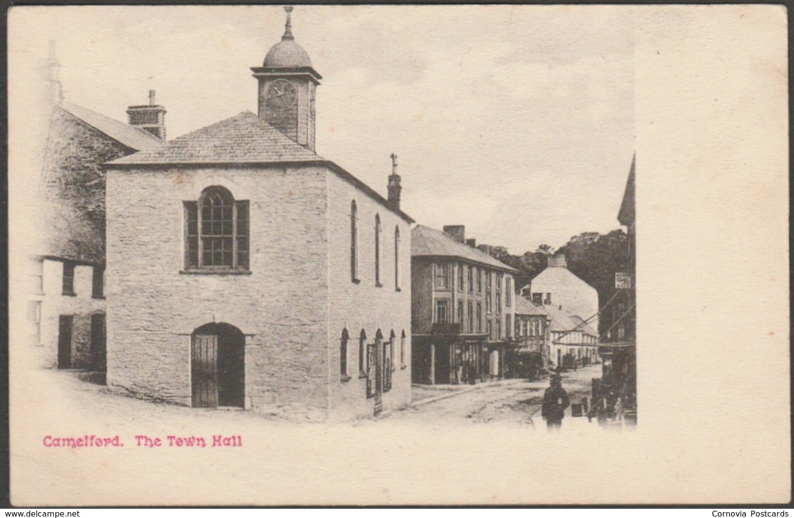 The Town Hall, Camelford, Cornwall, C.1905-10 - Postcard - Other & Unclassified