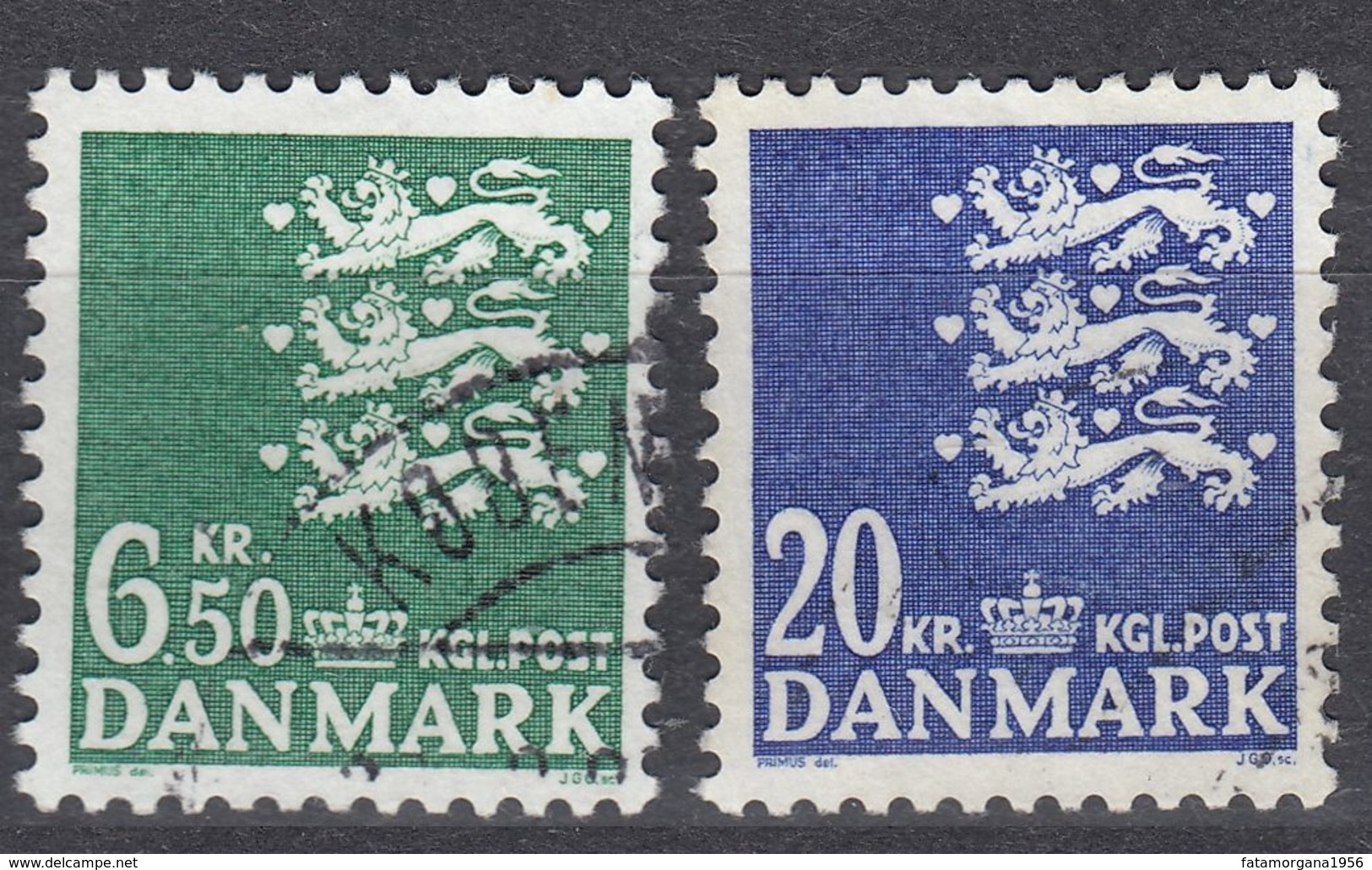 DANMARK - 1986 - Serie Completa Usata, 2 Valori, Yvert 856/857, Come Da Immagine. - Usati