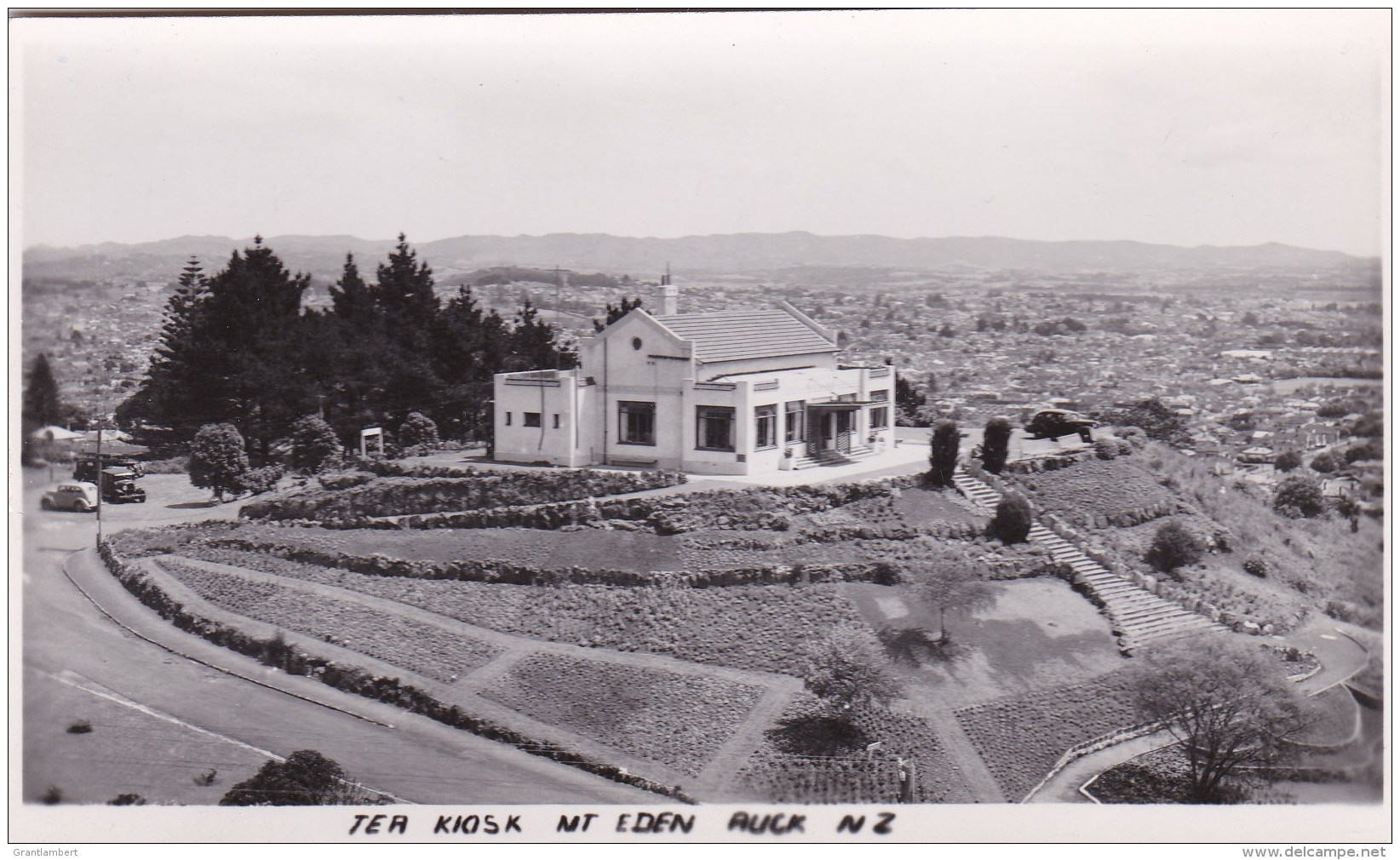 Tea Kiosk At Mt Eden, Auckland, New Zealand Vintage PC/Real Photo Unused - New Zealand