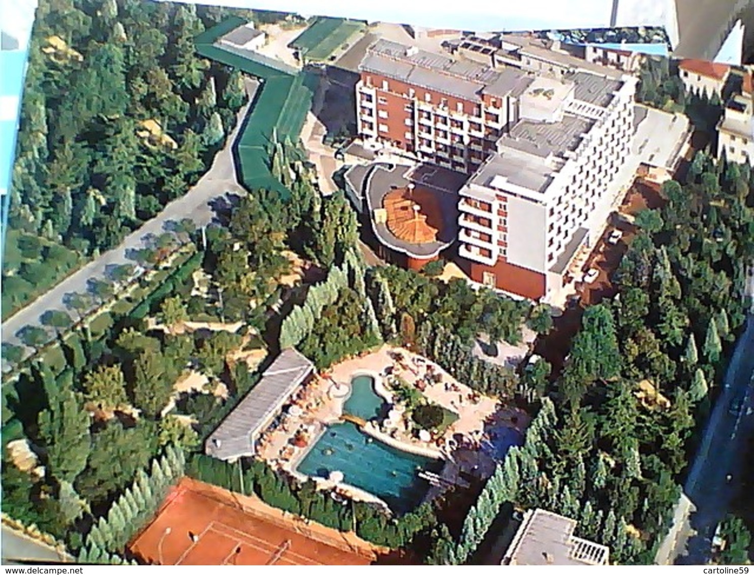 11 CARD ABANO TERME MONTEGROTTO HOTEL PATRIA  BRISTOL BUJA ARISTON COLUMBUS ORVIETO IL CENTRO VB1965/82 GS1786