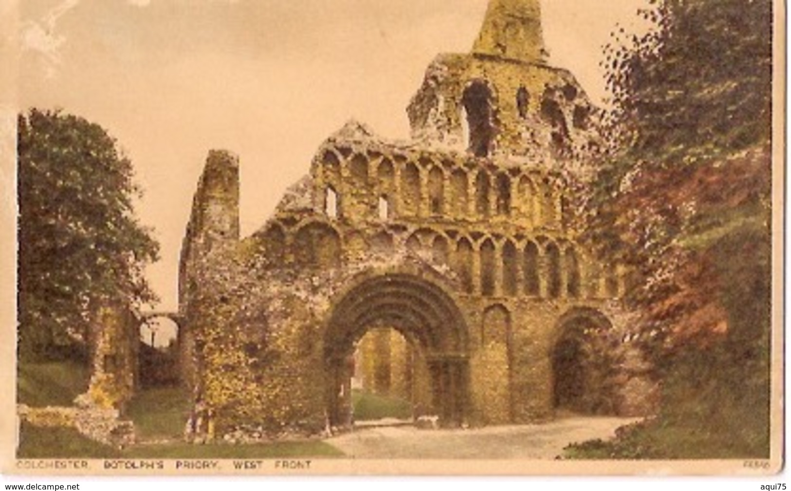 COLCHESTER    Botolph's Priory West Front - Colchester