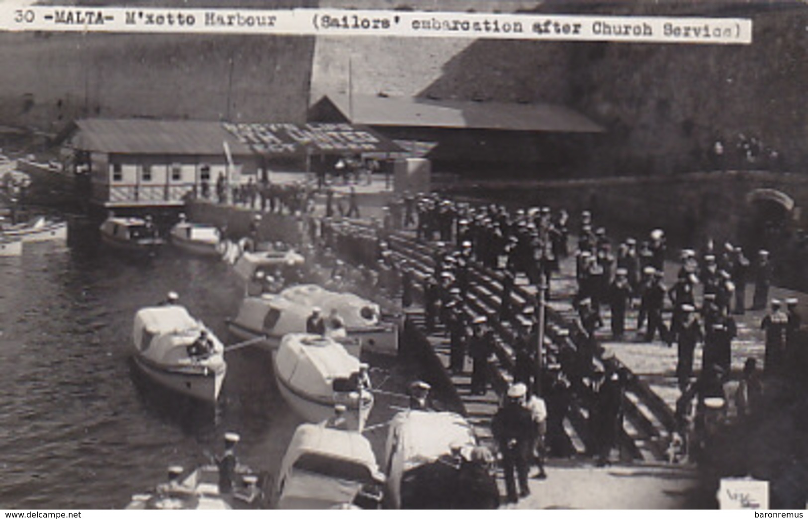 Malta - M'xetto Harbour - Embarcation After Church Service         (180617) - Malta