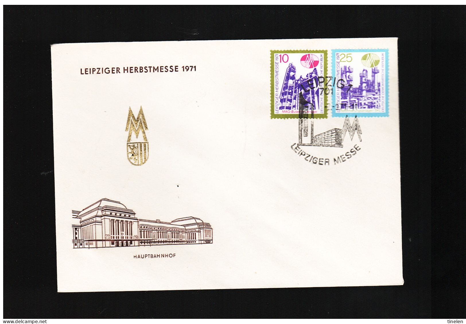 Germania Est- Ddr - 1971 Fdc LEIPZIGER HERBSTMESSE - 1971-1980