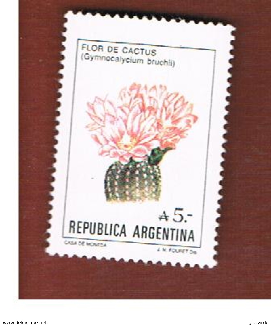 ARGENTINA - SG 1942   -   1985 FLOWERS: FLOR DE CACTUS  - MINT** - Nuovi