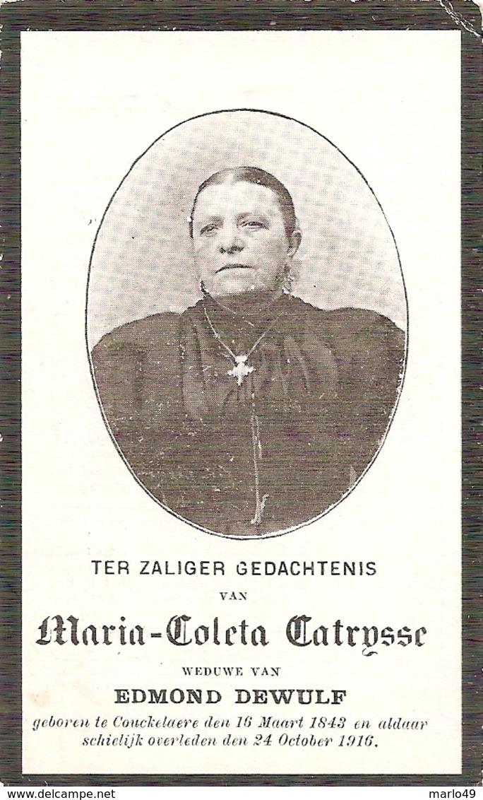 DP.MARIA CATRYSSE ° COUCKELAERE 1843 - + 1916 - Religion & Esotérisme