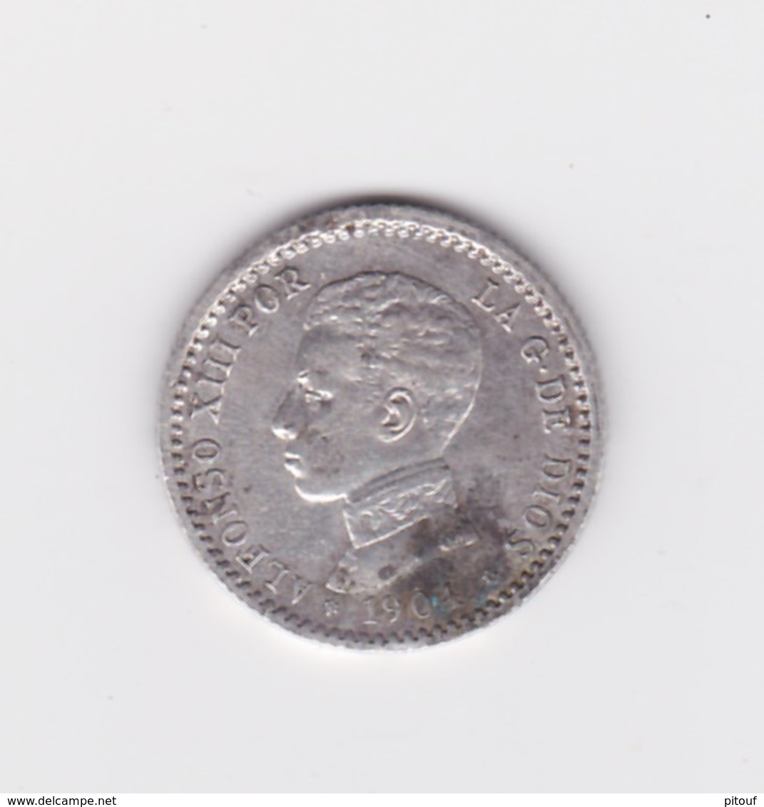 50 Centimos Espagne 1904 SMV  TTB à SUP - Collections