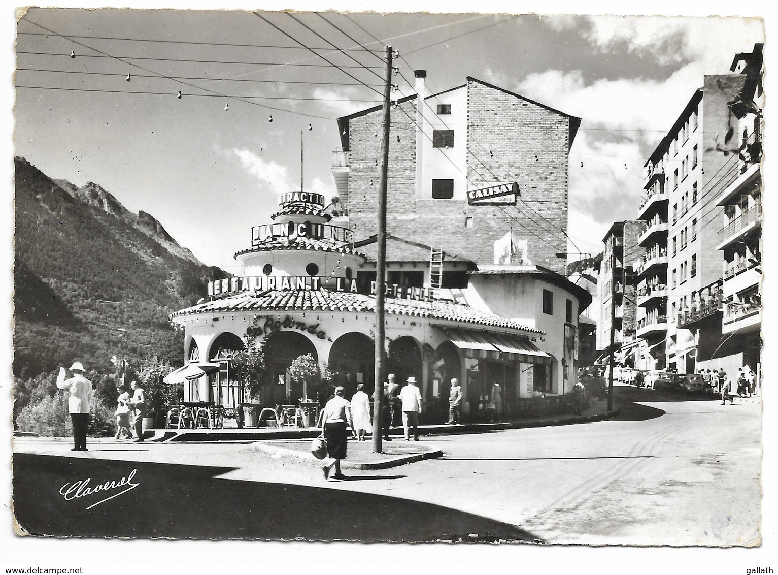 ANDORRA LA VELLA-Avenue Meritxell...Restaurant LA ROTONDE, Dancing... Animé - Andorre