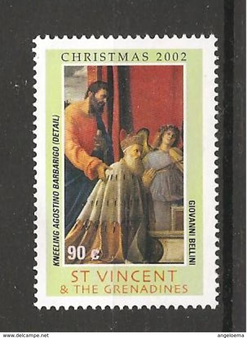 ST. VINCENT & GRENADINES - 2002 G. BELLINI S. Marco Presenta Il Doge Agostino Barbarigo Alla Madonna (part.) Nuovo** MNH - Religione