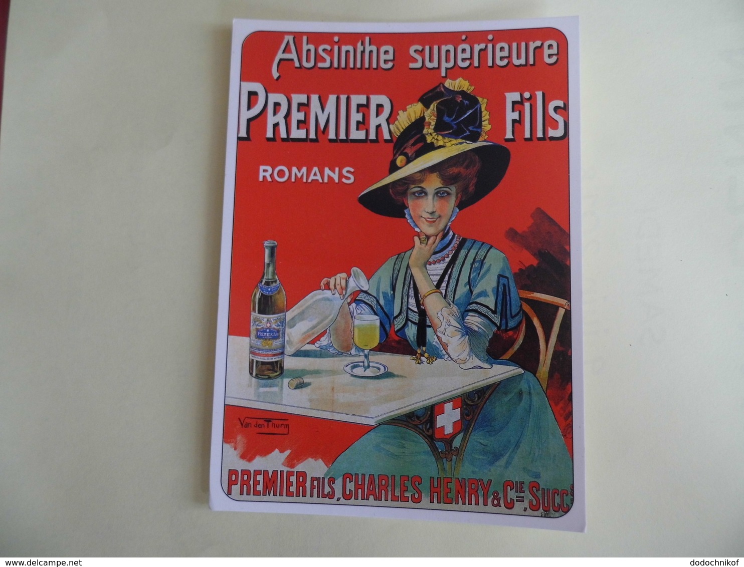 Absinthe Supérieure - Premier Fils - Romans - Publicité