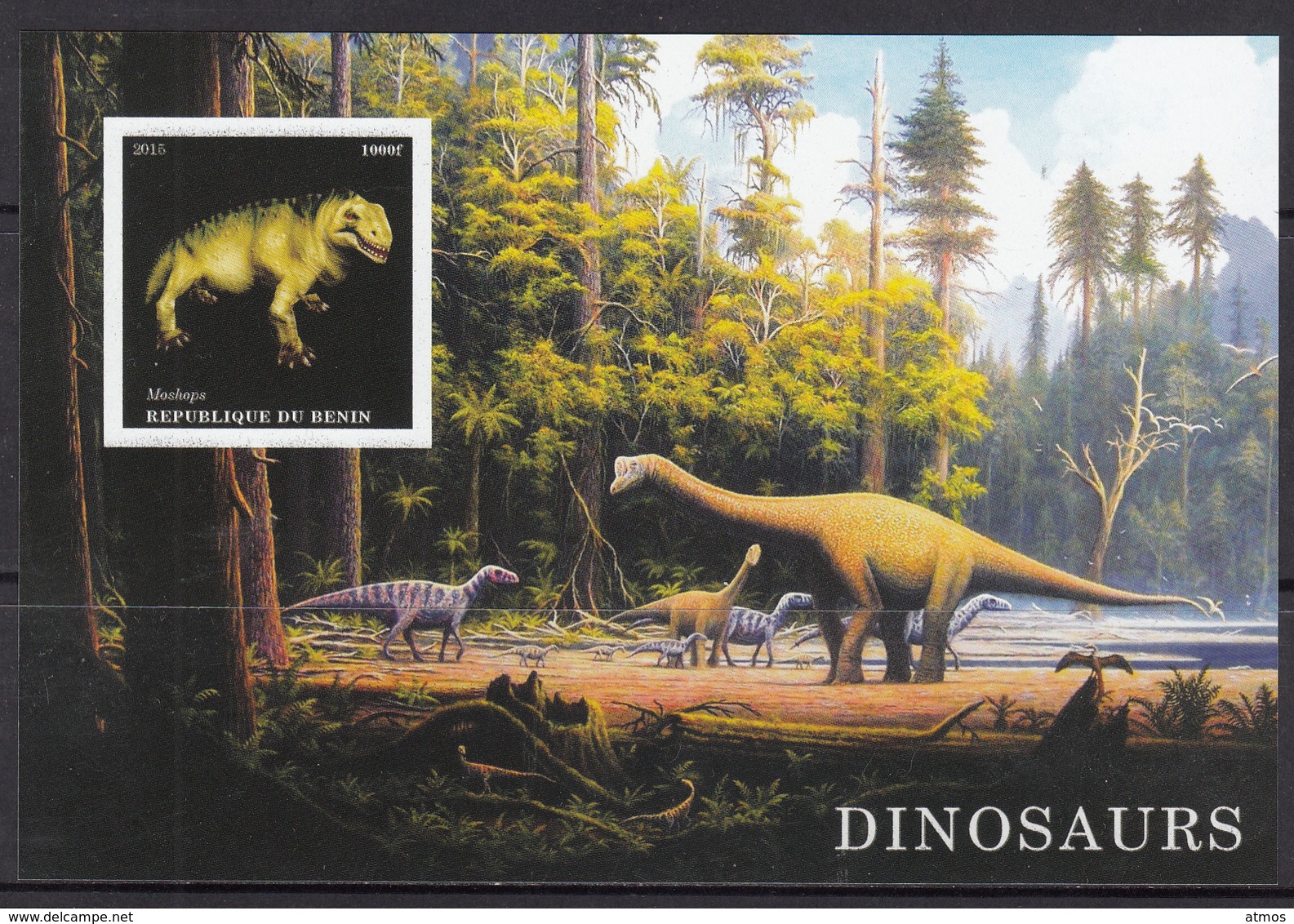 Benin MNH Dinosaurs Sheets Are Clean, No Gum Private Issue! - Prehistorisch