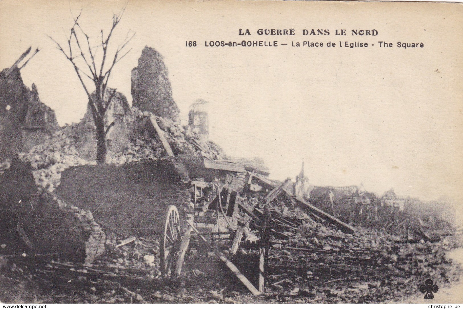 CPA 62, Loos En Gohelle, La Place De L'Eglise (pk47544) - Autres & Non Classés