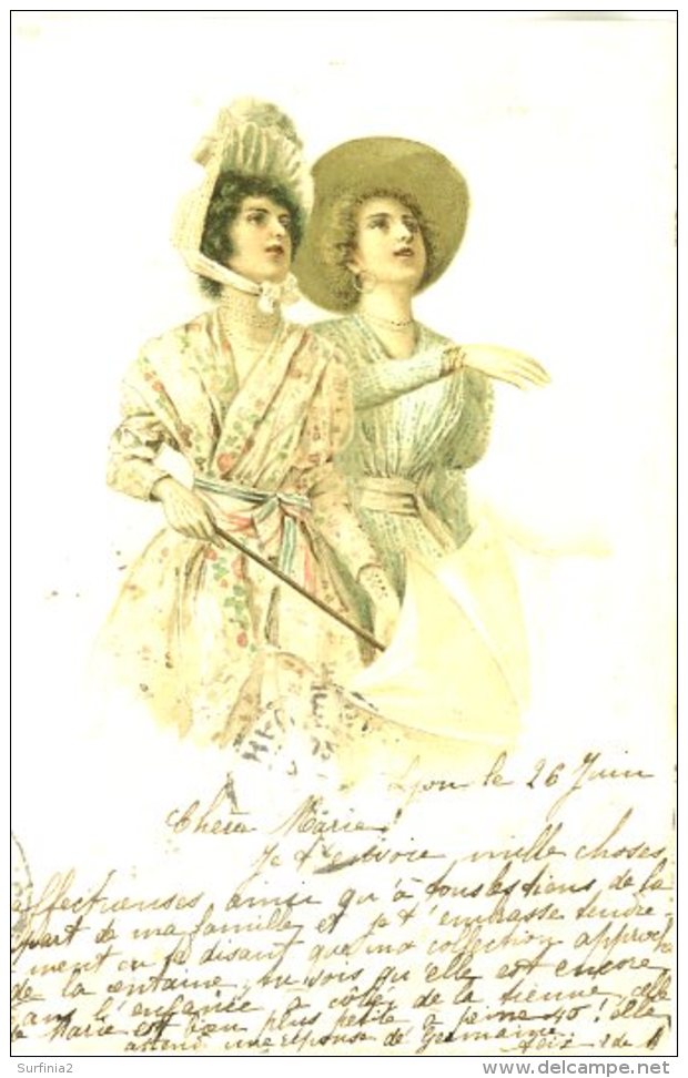 GLAMOUR - GIRLS - UNDIVIDED BACK 1902  Ga65 - Before 1900