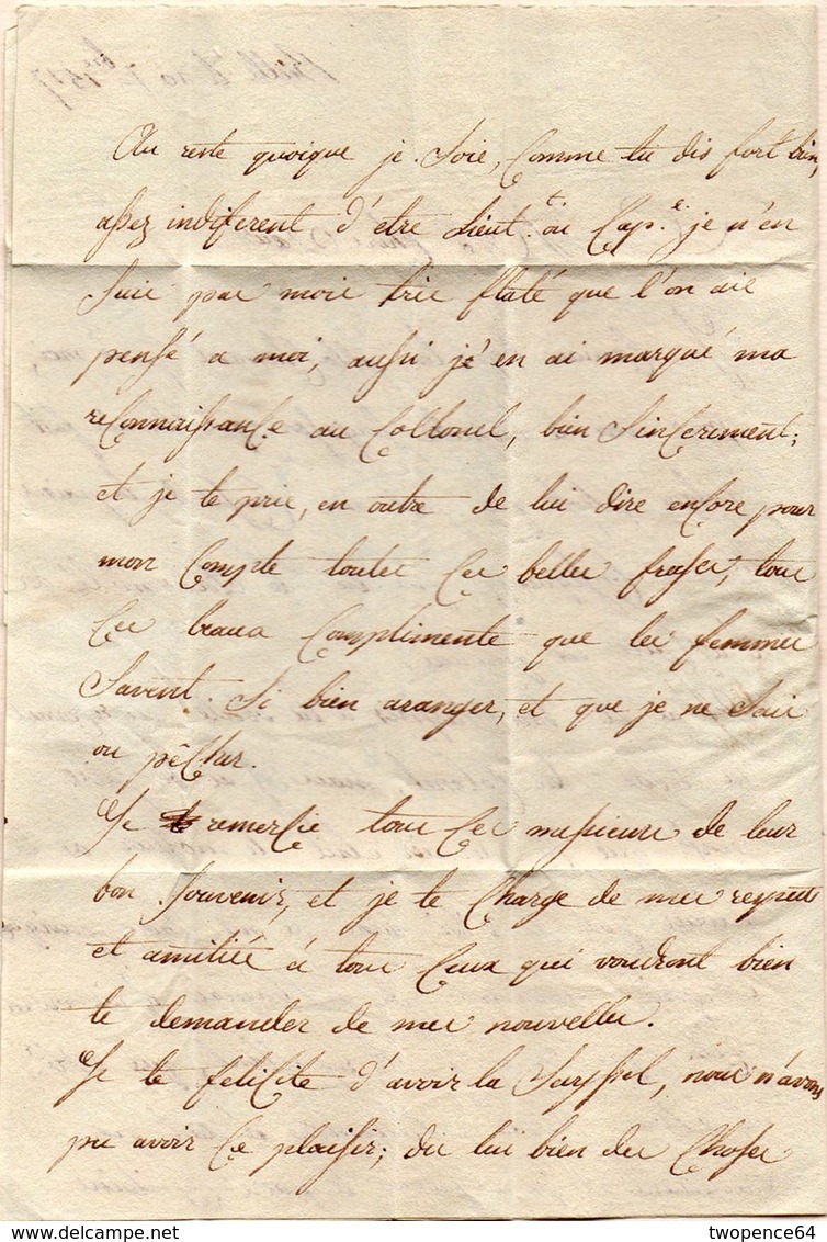 20 - REGNO DI SARDEGNA - LETTERA PREFILATELICA "107 BIELLE" 1817 - 1. ...-1850 Prefilatelia