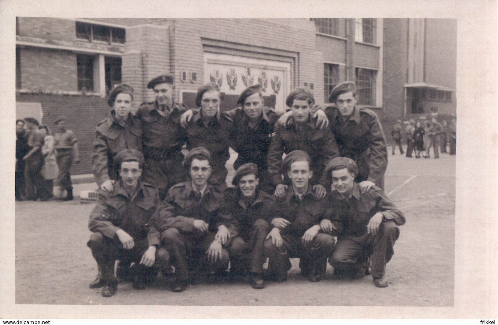 Fotokaart Carte Photo Turnhout Kazerne Majoor Blairon Militair Soldaat (fotograaf Wijnen Appels Kwakkelstraat ) - Turnhout