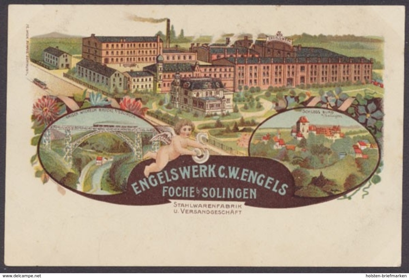 Foche Bie Solingen, Engelswerk C. W. Engels, Stahlwarenfabrik - Sonstige & Ohne Zuordnung