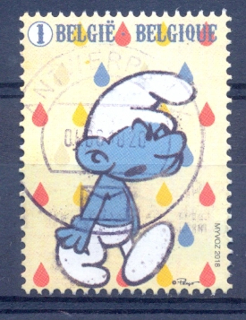 Belgium België 2018 60 Smurfenjaren - 60 Ans Des Schtroumps Fine Used Centrale Stempel - Usados