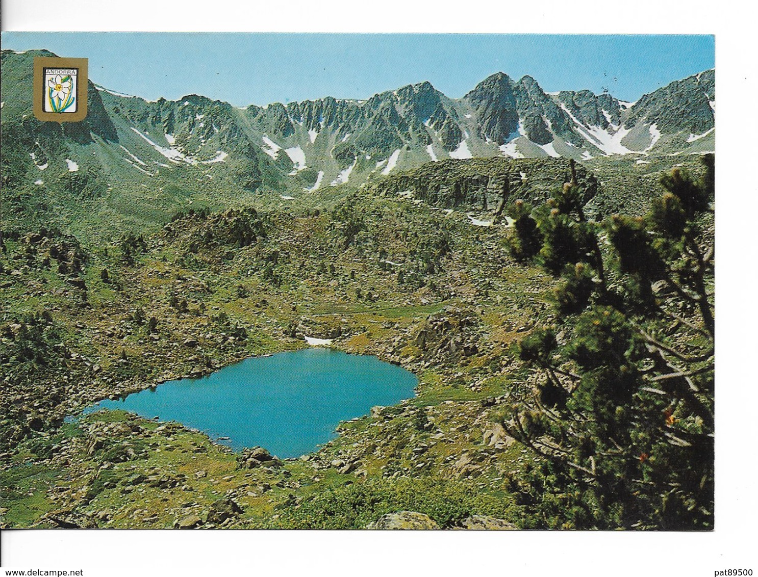 ANDORRE / Valls D'Andorra Lac D'ELS PESSONS / CPM Voyagée 1987 / B.E. - Andorre