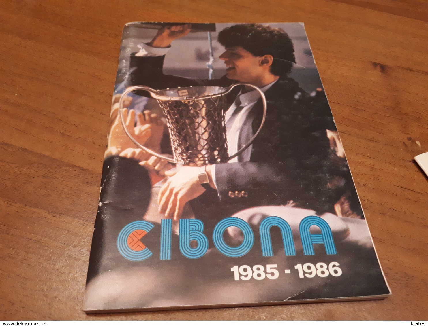 Old Basketball Brochure - KK Cibona Zagreb 1985-1986, Dražen Petrović, 80 Pages - Slav Languages