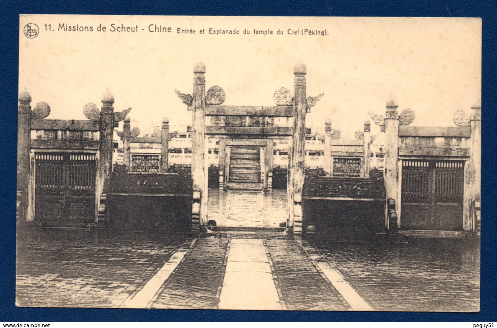 Chine. Péking. Entrée Et Esplanade Du Temple Du Ciel. Missions De Scheut - Chine