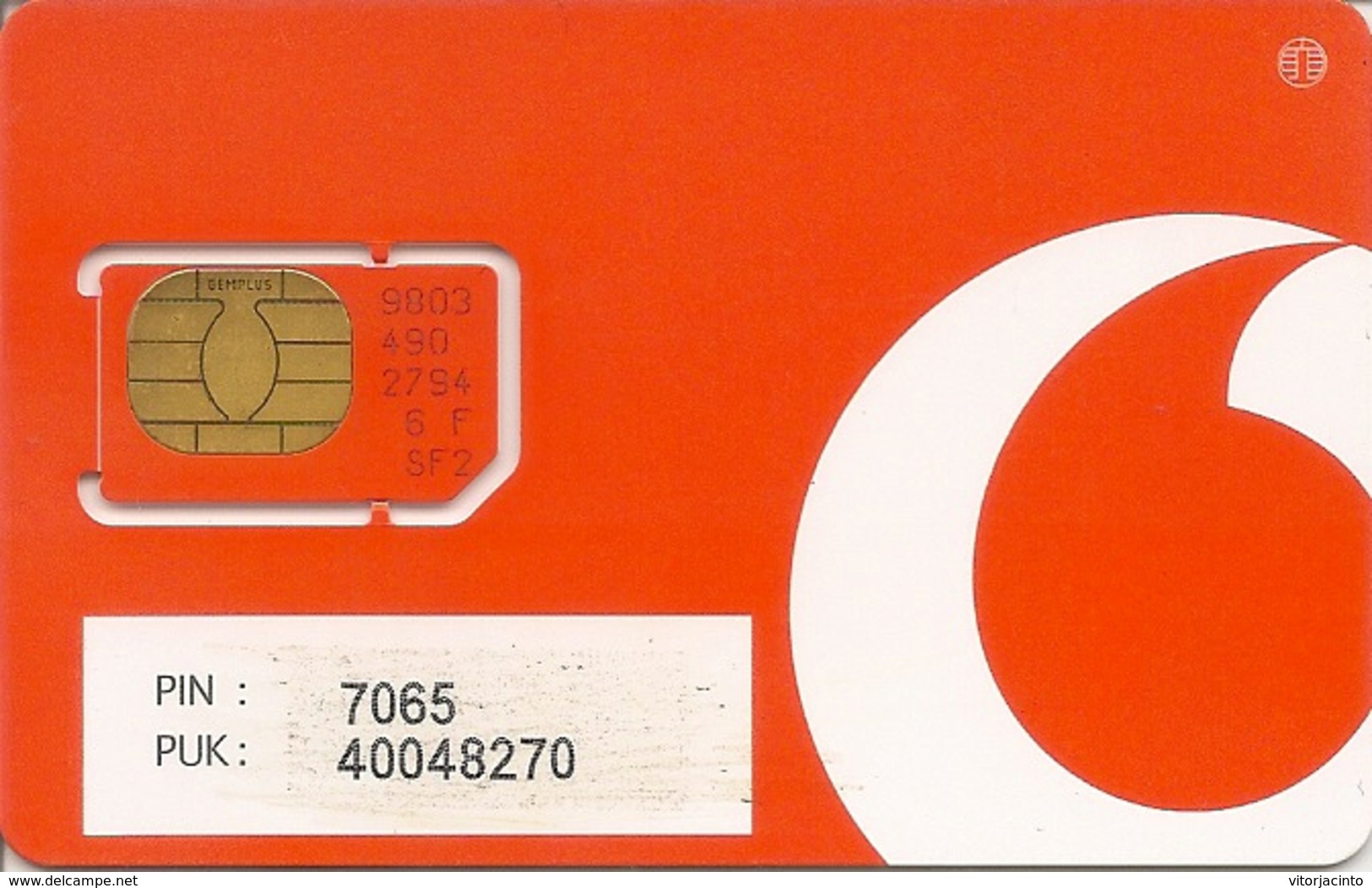 Mobile Phonecard Vodafone - GEMPLUS1-1 - Portugal (NOT USED) - Portugal