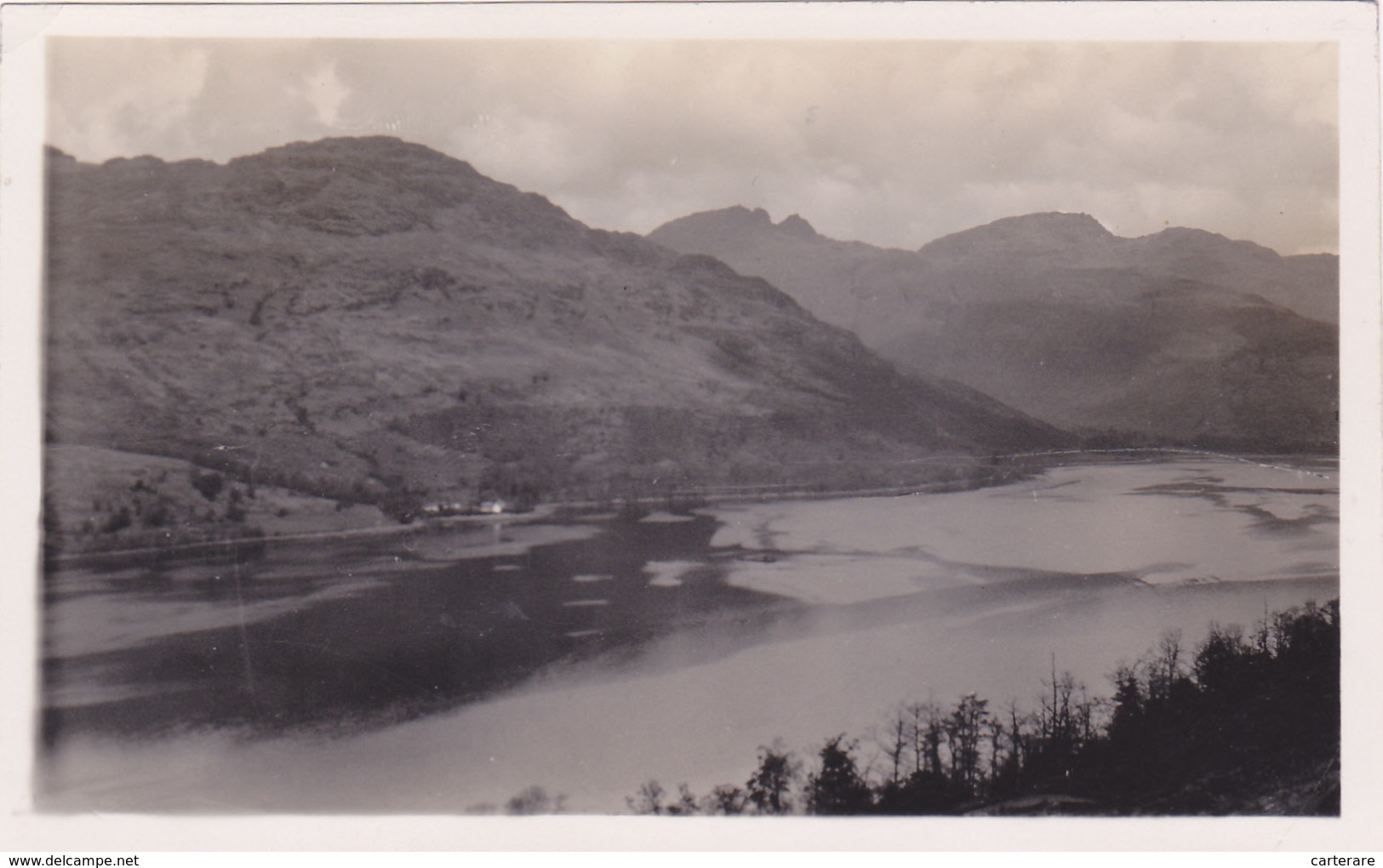 PHOTO ANCIENNE,PHOTOGRAPHIE,ROYAUME UNI,ECOSSE,LOCH LONG,AVRIL 1933,ARGYLL AND BUTE - Places