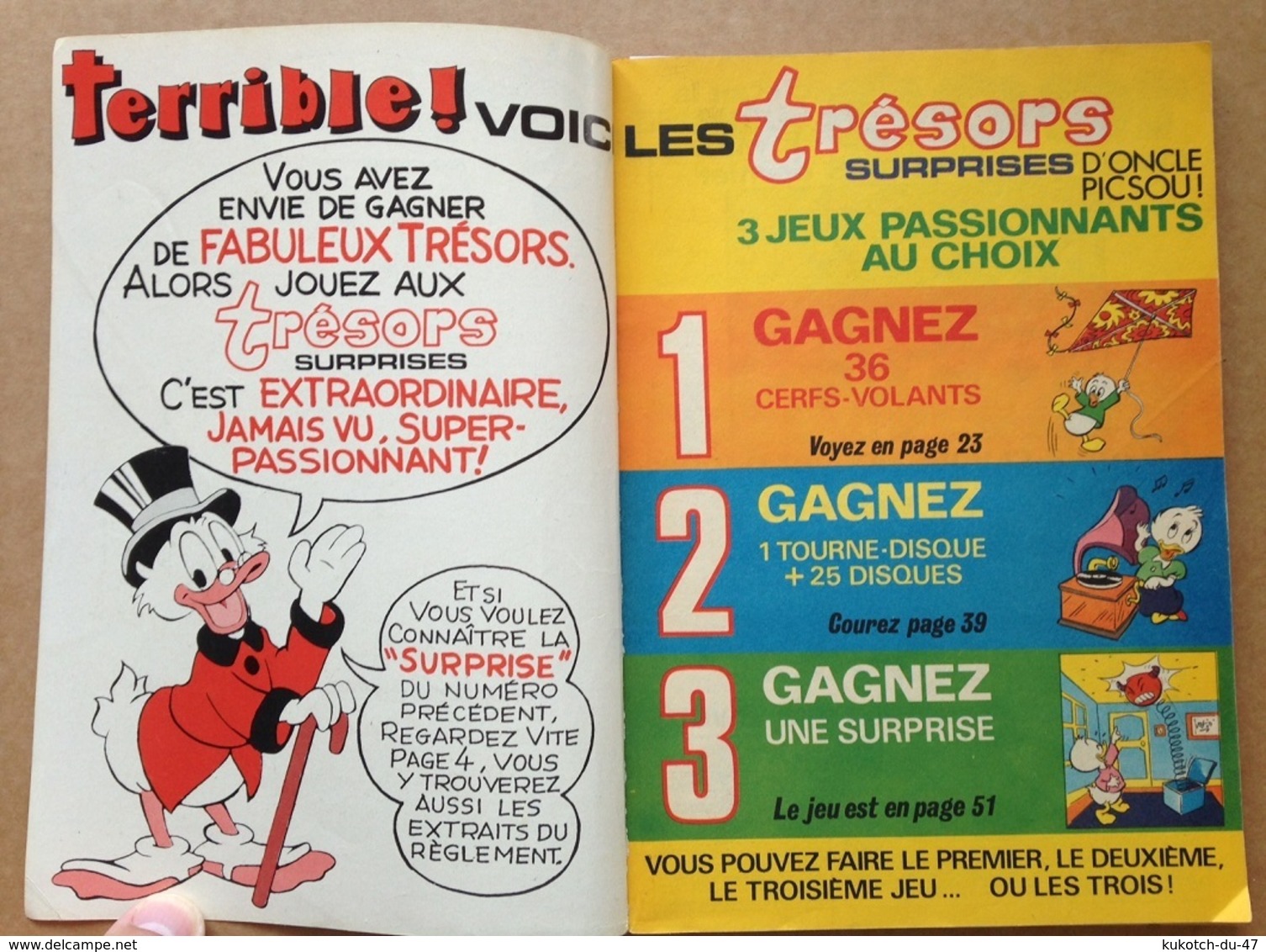 Disney - Picsou Magazine - Année 1977 - N°68 (avec Grand Défaut D'usure) - Picsou Magazine