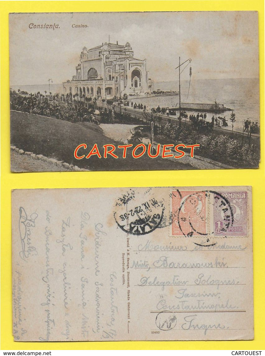 Romania CONSTANTA CASINO 1922 - Roumanie