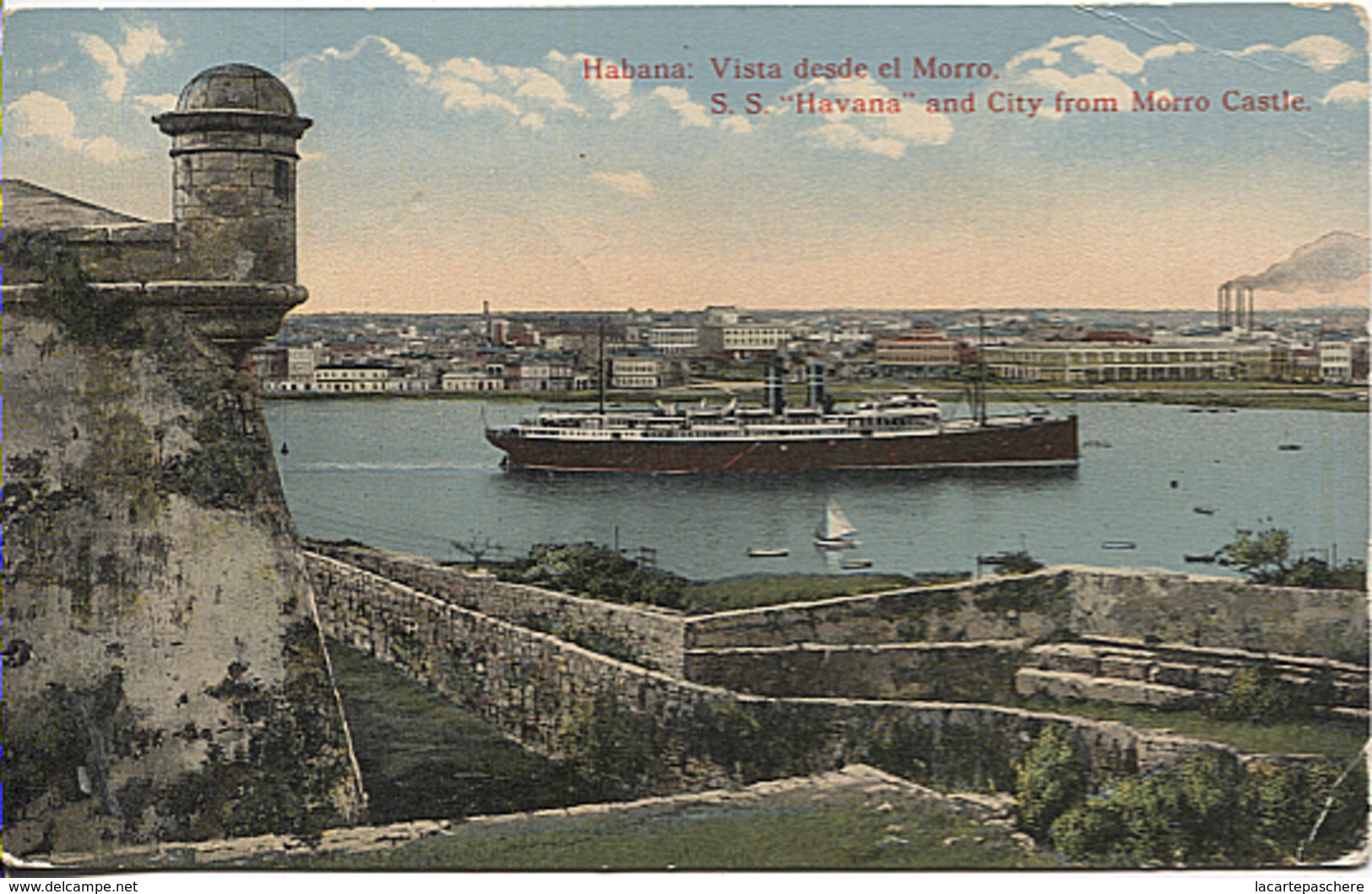 X117596 ANTILLES CUBA LA HAVANE  LA HABANA  LA HAVANA VISTA DESDE EL MORRO S. S. HAVANA - Cuba