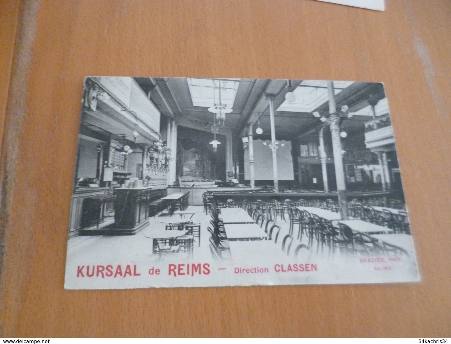 CPA 51 Marne Reims Pub Kursaal Direction Classen - Reims