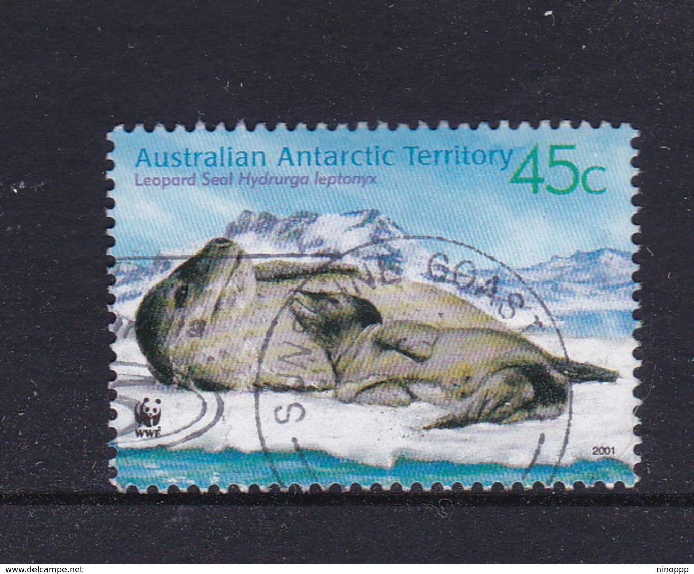 Australian Antarctic Territory  S 145  2001 Leopard Seals 45c Mother And Pup Used - Used Stamps