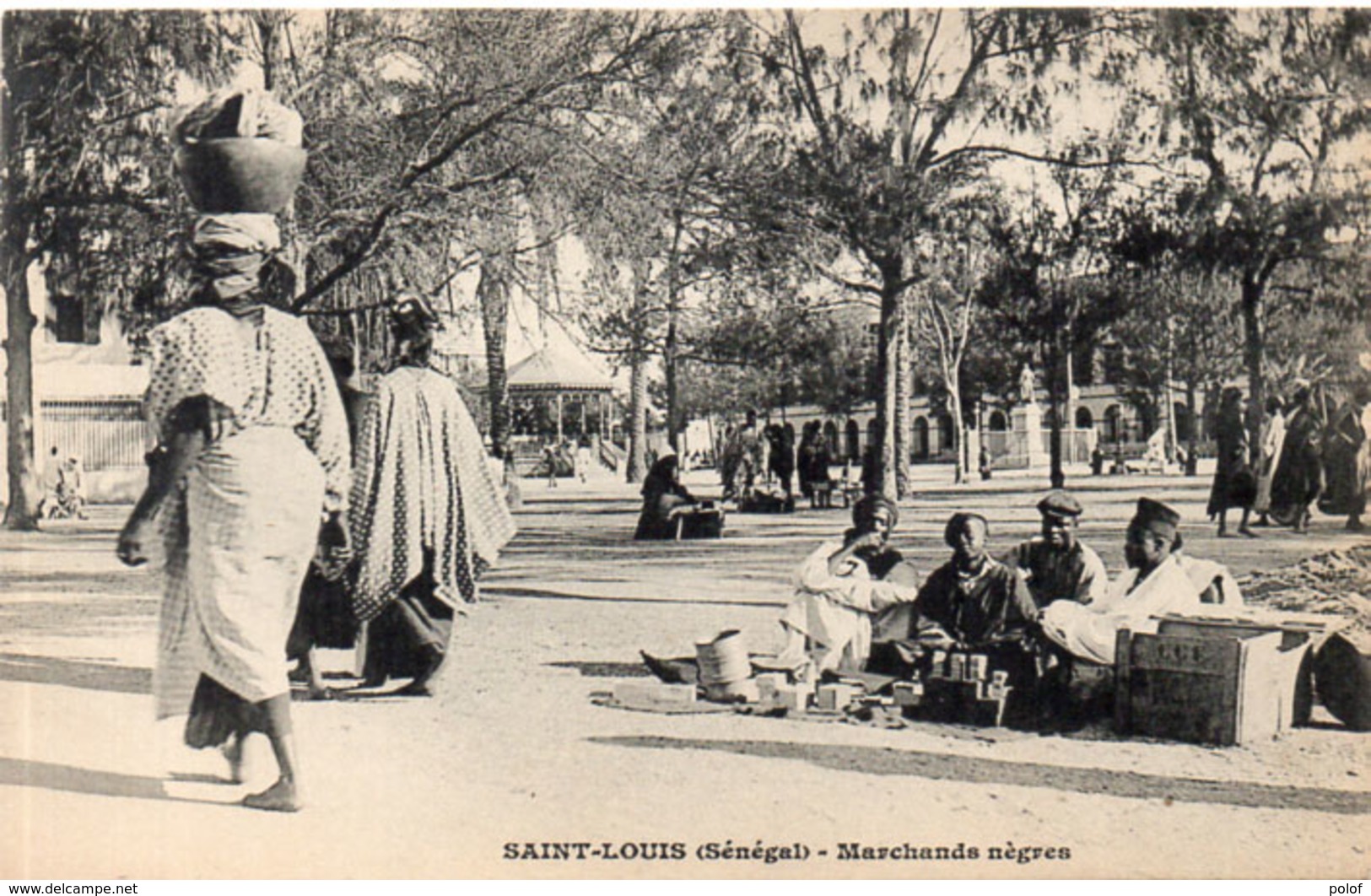 SAINT LOUIS - Marchands Nègres   (107125) - Sénégal