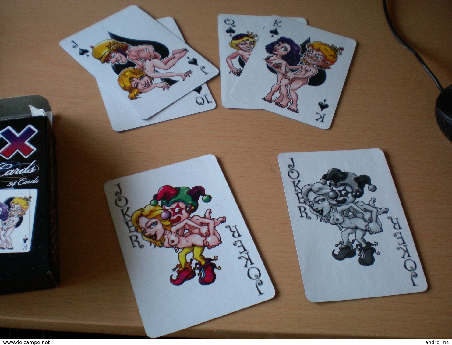 Porno Card Set 52+2 54 Cards Humor XXX Playing Cards - Playing Cards (classic)