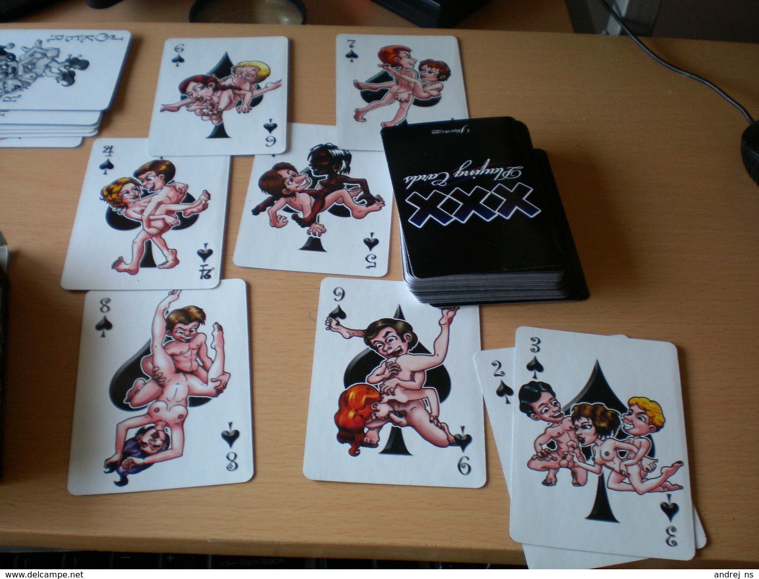 Porno Card Set 52+2 54 Cards Humor XXX Playing Cards - Playing Cards (classic)