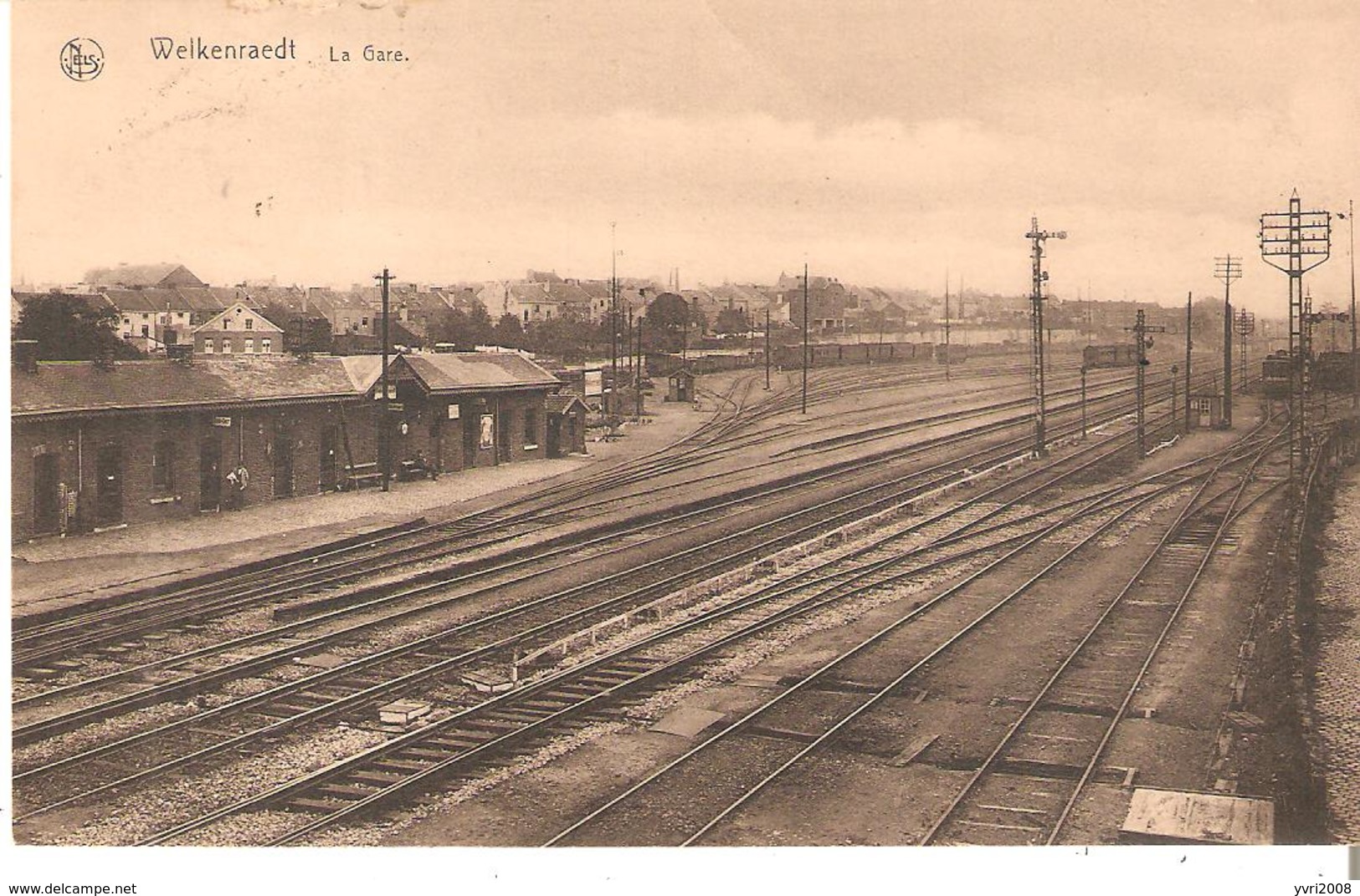 CP. La GARE De WELKENRAEDT TP.30c. HERBESTHAL Du 13/5/1928 - Welkenraedt