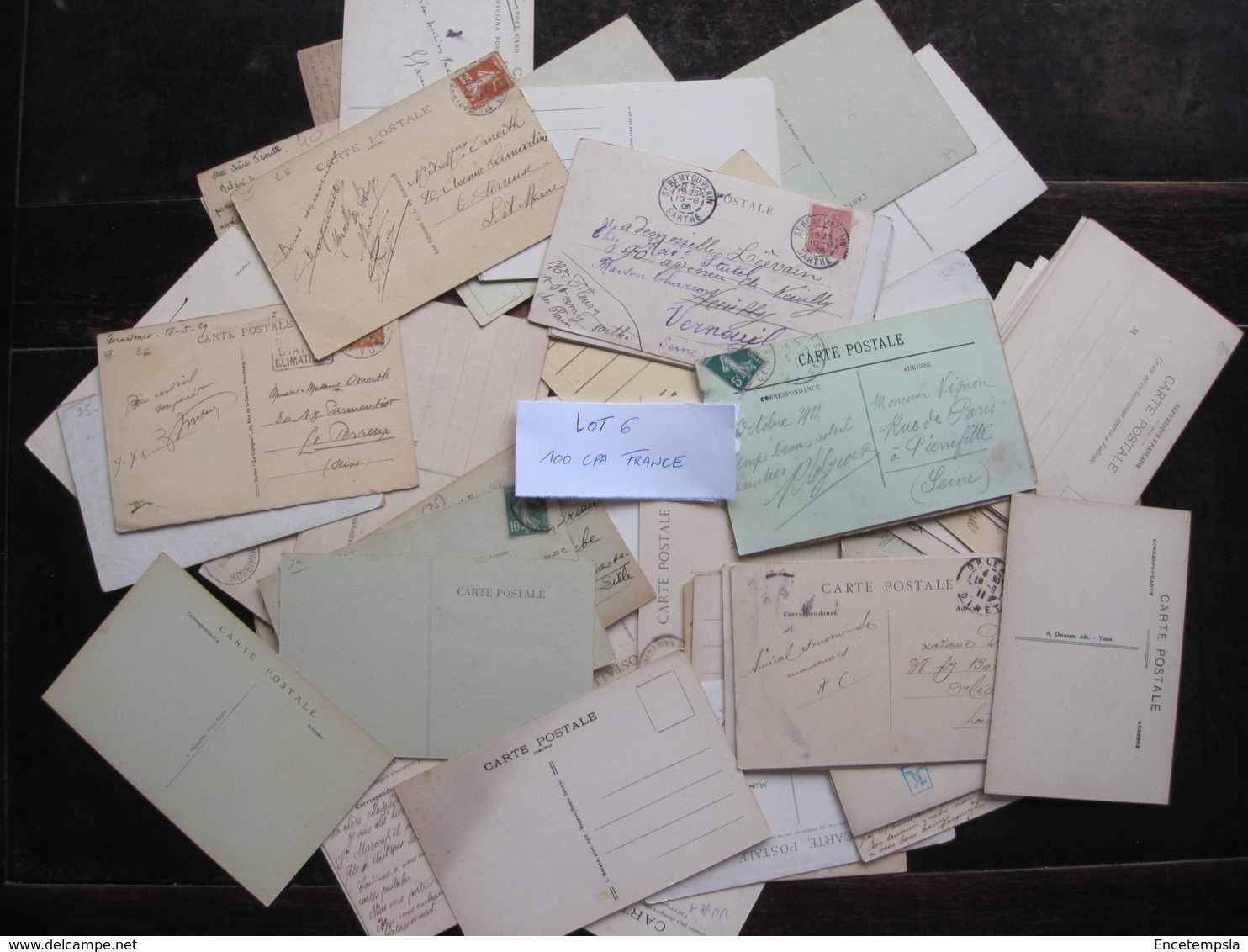 CPA - Carte postale - Lot de 100 cartes postales de France - ( Lot 6 )