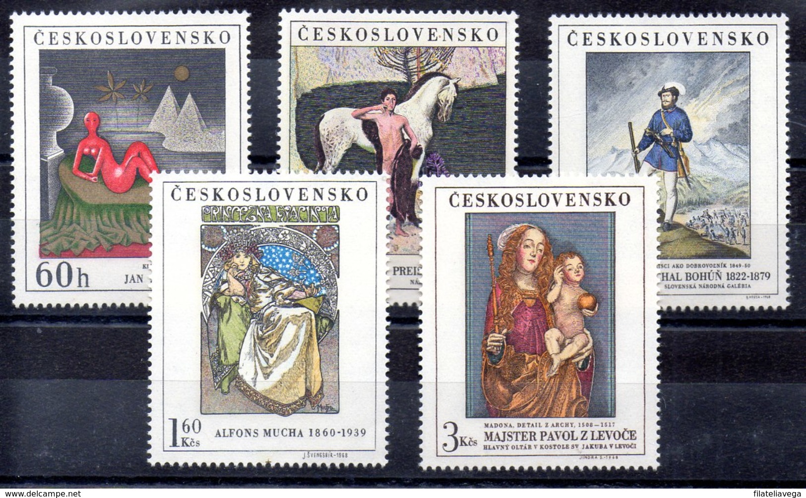 Serie De Checoslovaquia N ºYvert 1686/90 ** - Ungebraucht