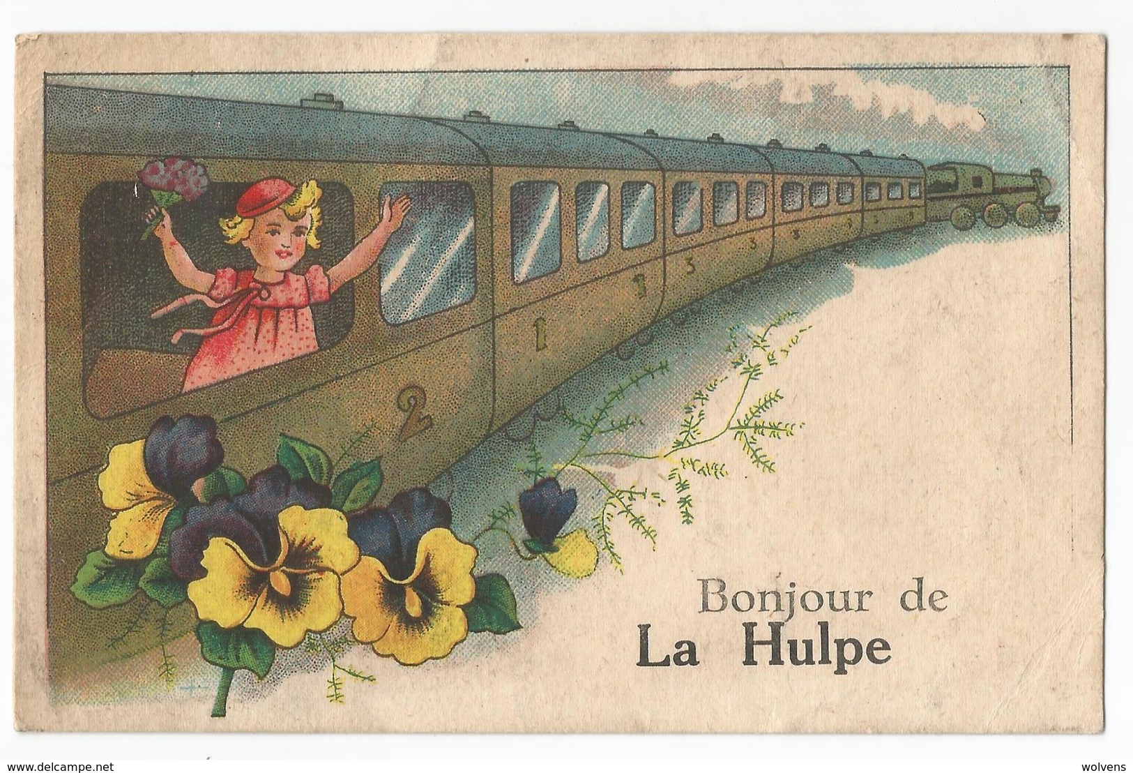 La Hulpe Carte Humoristique Bonjour De Carte Postale Ancienne - La Hulpe