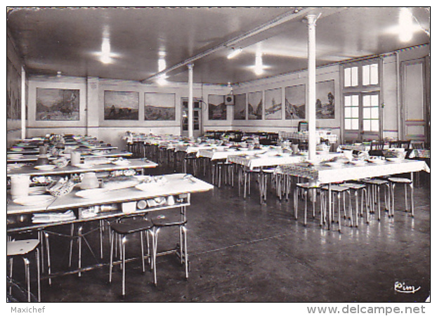 Ecole De Malroy - Salle De Réfectoire (les Tables Sont Mises) Circ 1963 - Autres & Non Classés