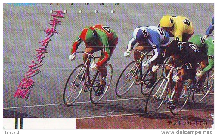 Télécarte Cyclisme (1391) RADFAHREN VELO FAHRRAD RADSPORT WIELRENNEN Cycling Phonecard Japan  290-0477 - Sport