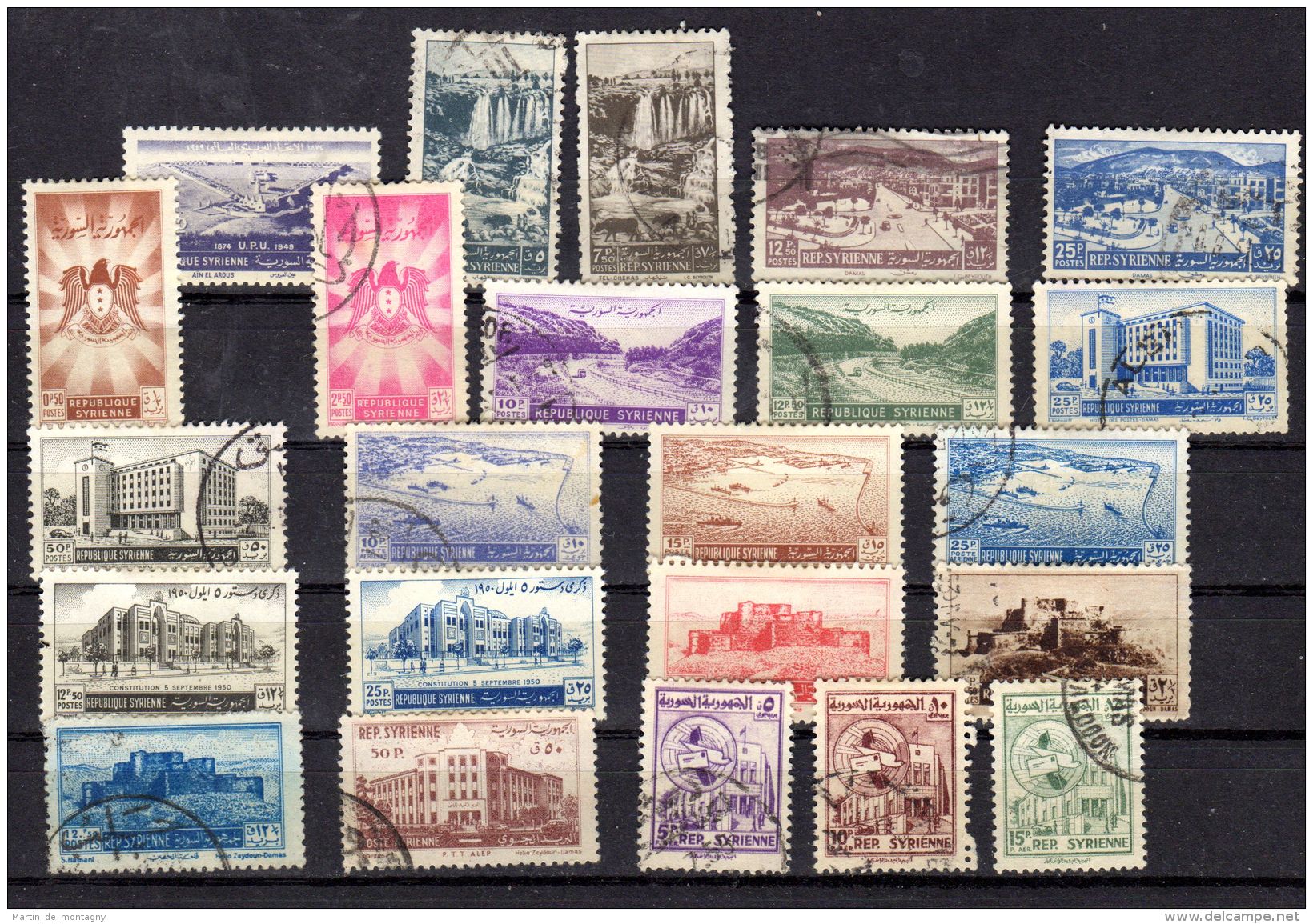 Syrien 1949 - 1956, Diverse Briefmarken Ex Michel 576A - 706, Gestempelt Oder Mit Falz, Ge. Scans, Lot 49826 - Syrien