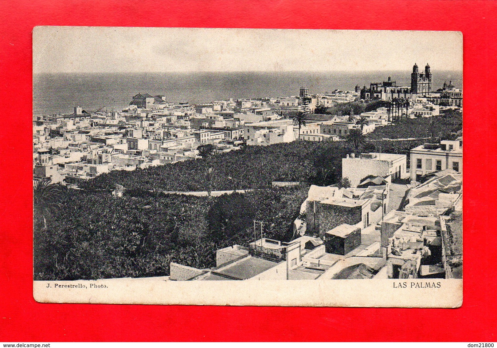 Espagne : Las Palmas De Gran Canaria : Une Vue, Cpa écrite En 1912 - La Palma