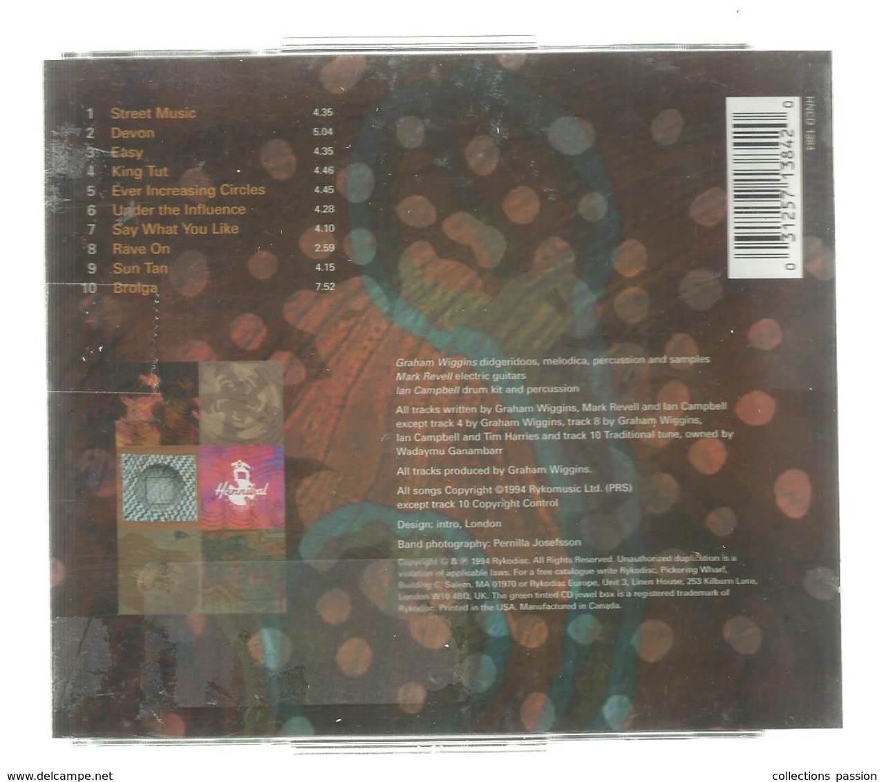 Cd , Dr Didg ,Oout Of The Woods , 1994 , 2 Scans ,  Frais Fr 3.60 E - Andere & Zonder Classificatie