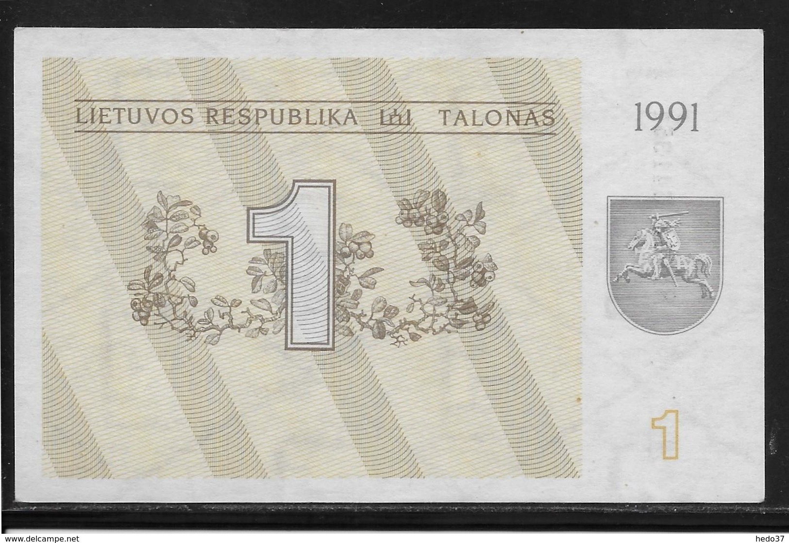 Lituanie - 1 Talonas -  Pick N°32a  - NEUF - Lithuania