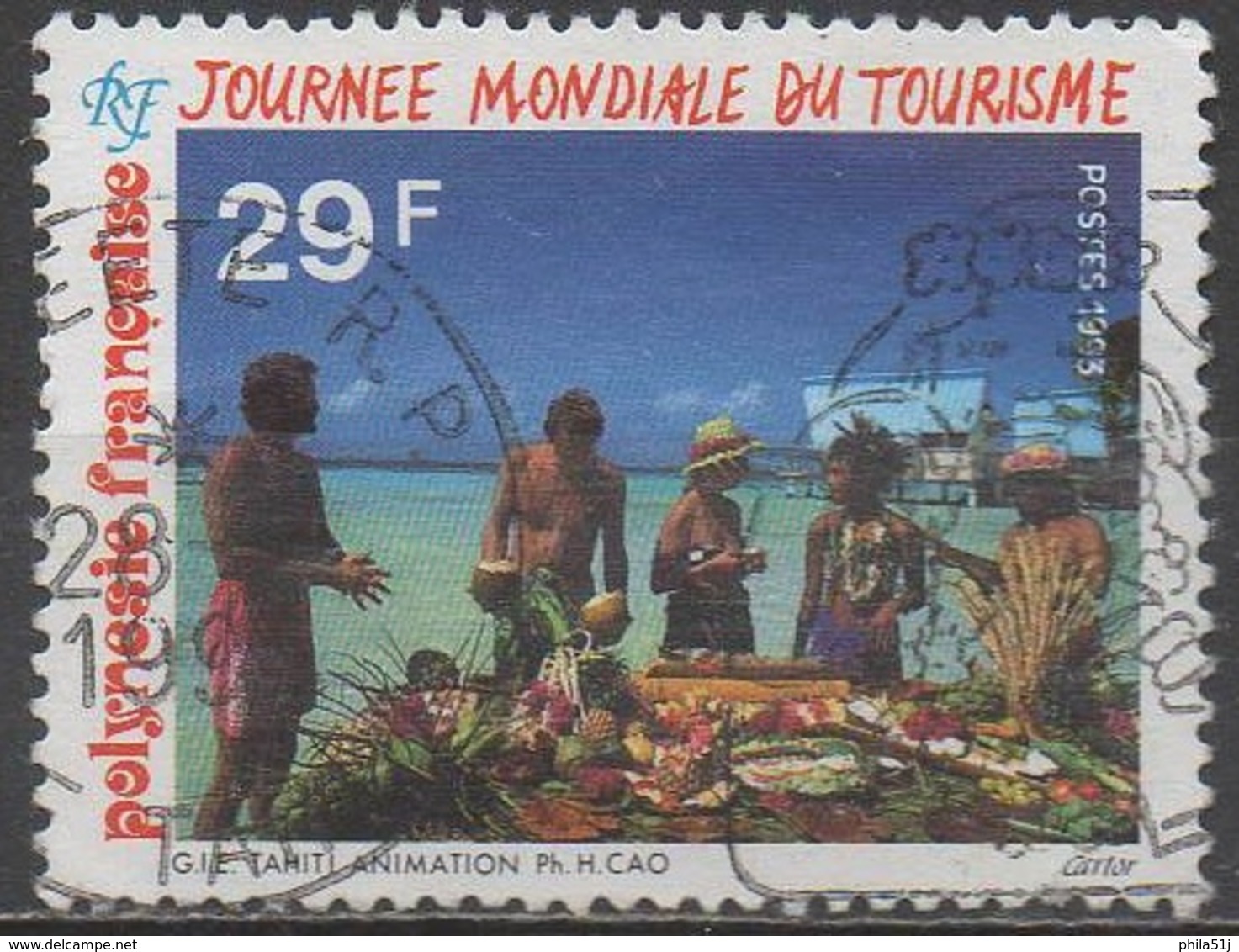 POLYNESIE  FRANCAISE  N°442__OBL  VOIR SCAN - Used Stamps