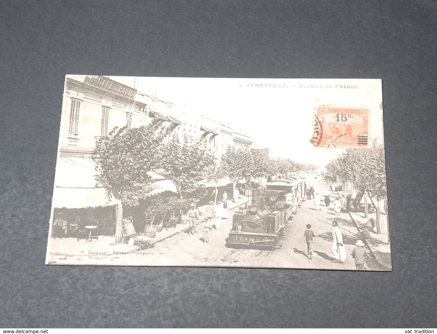 TUNISIE - Carte Postale - Ferryville - Avenue De France ( Tramway ) - L 19518 - Tunisie