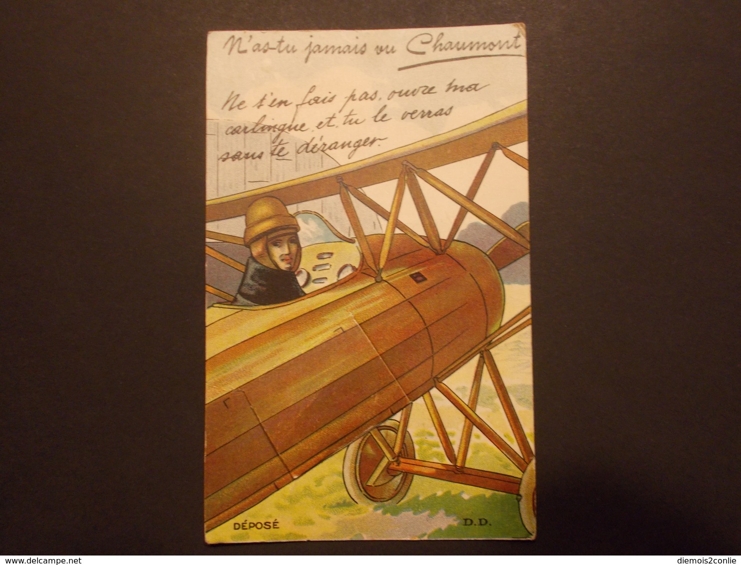 Carte Postale -  CHAUMONT (52) - Depliant Avec Vues - Fantaisie Avion -  (2301) - A Systèmes