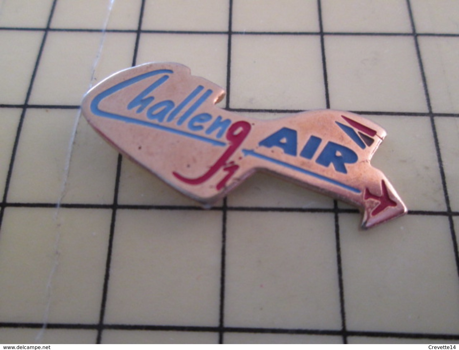 410b Pin's Pins / Beau Et Rare : Thème AVION AVIATION / CHALLENG'AIR AIR FRANCE 1992 - Airplanes
