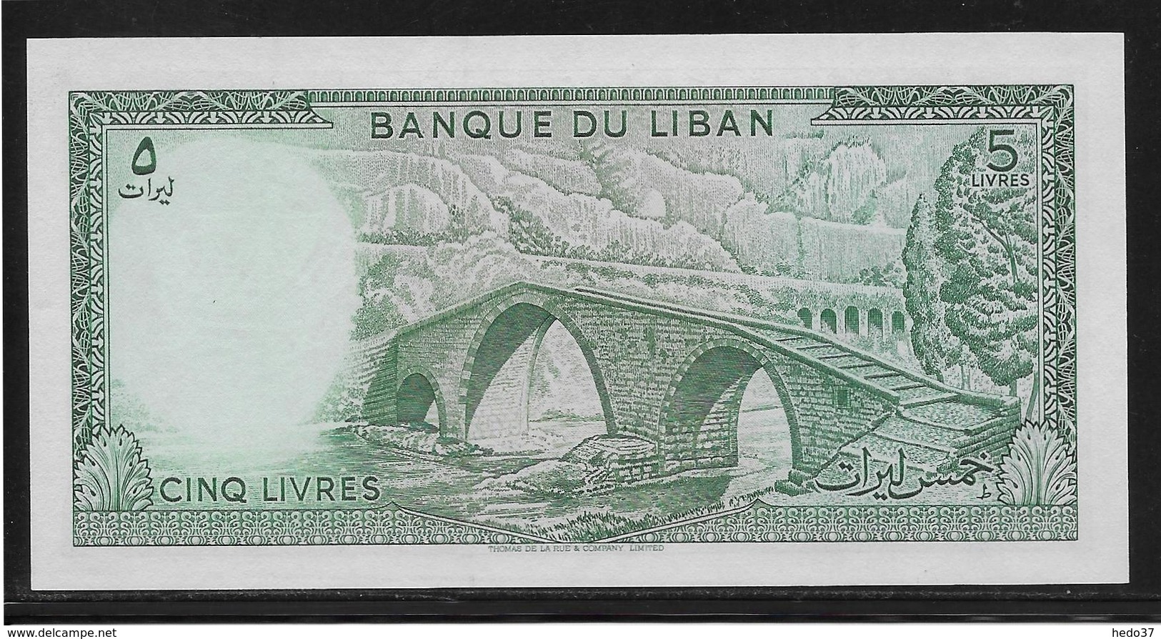 Liban - 5 Livres - Pick N°62 - NEUF - Liban