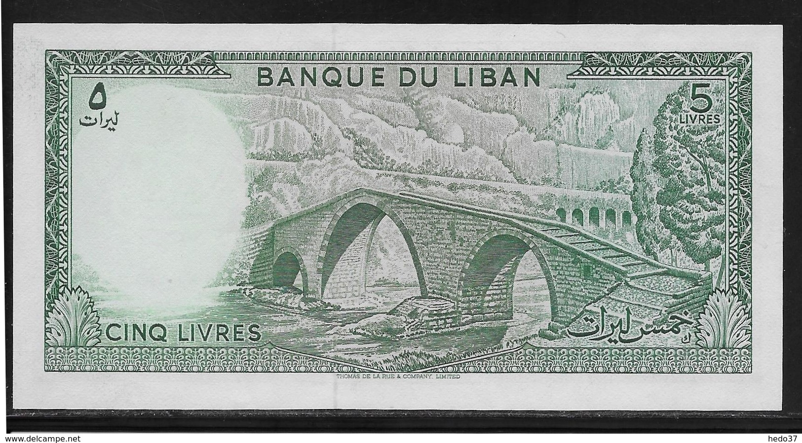 Liban - 5 Livres - Pick N°62 - NEUF - Liban