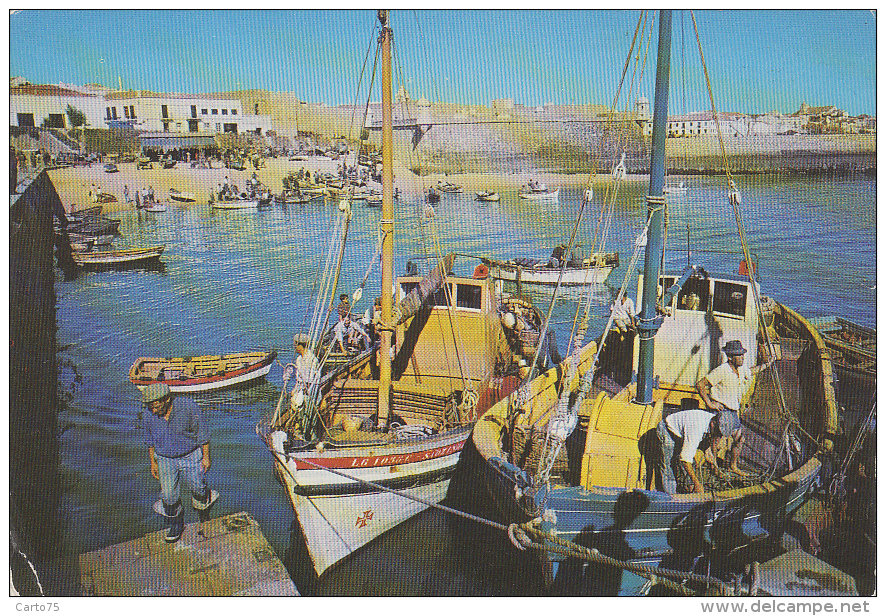 Portugal - Lagos - Pescadores E Barcos - Port De Pêche Bâteau - Faro